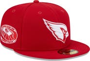 New Era Men's New Era Scarlet Arizona Cardinals 2006 Inaugural Season Main Patch 59FIFTY Fitted Hat