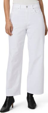 PAIGE Cameron High Waist Ankle Wide Leg Jeans