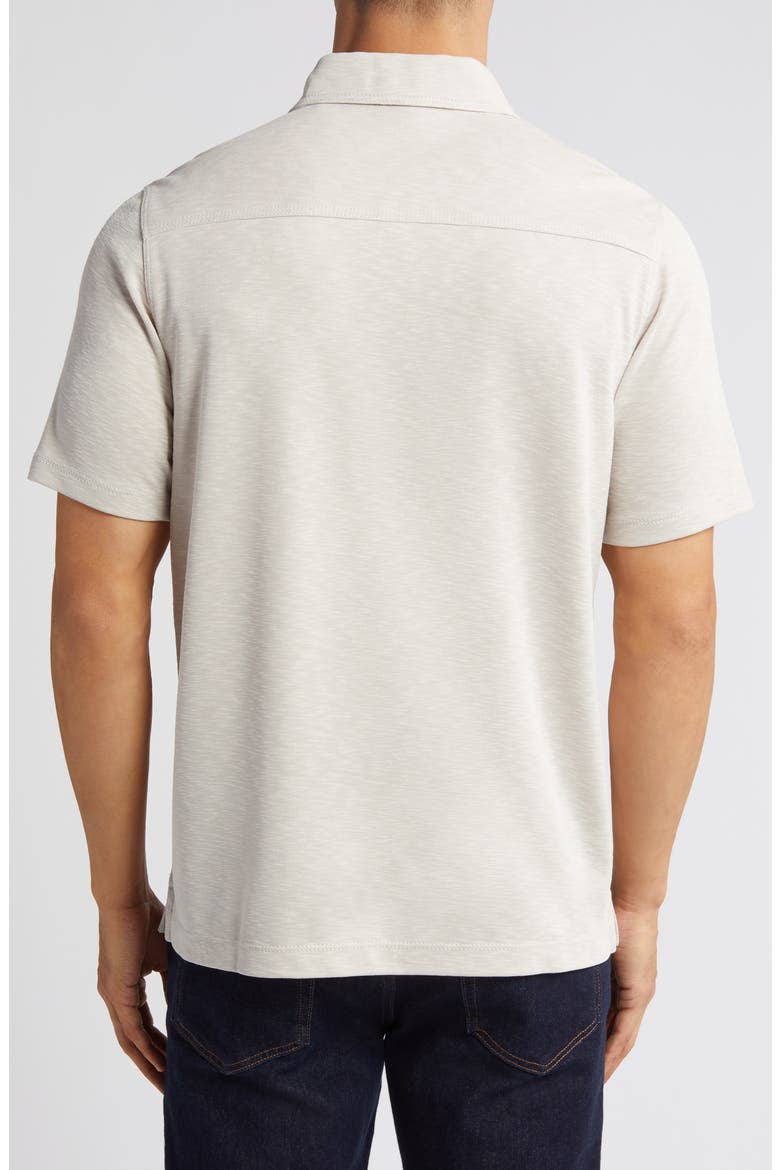Vintage Slub Jersey Polo, Alternate, color, STONE