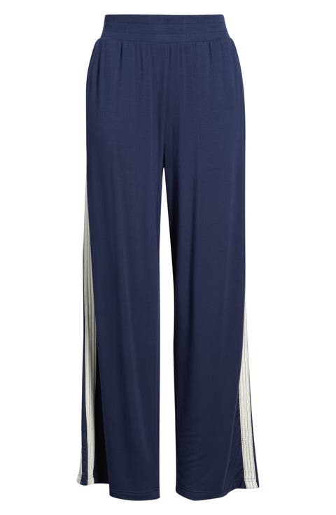 Deanna Wide Leg Fleece Pants
