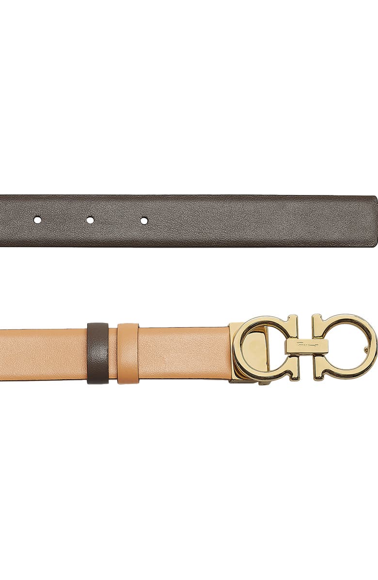 FERRAGAMO Salvatore Ferragamo Double Gancio Reversible Leather Belt, Alternate, color,