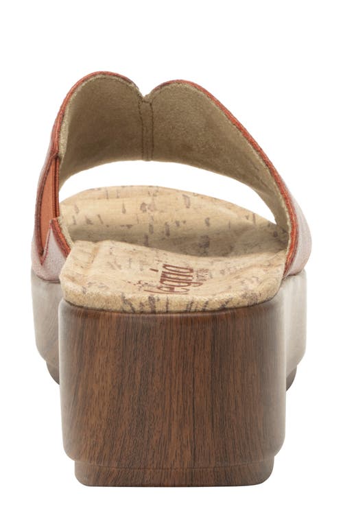 Alegria By Pg Lite Triniti Platform Wedge Slide Sandal