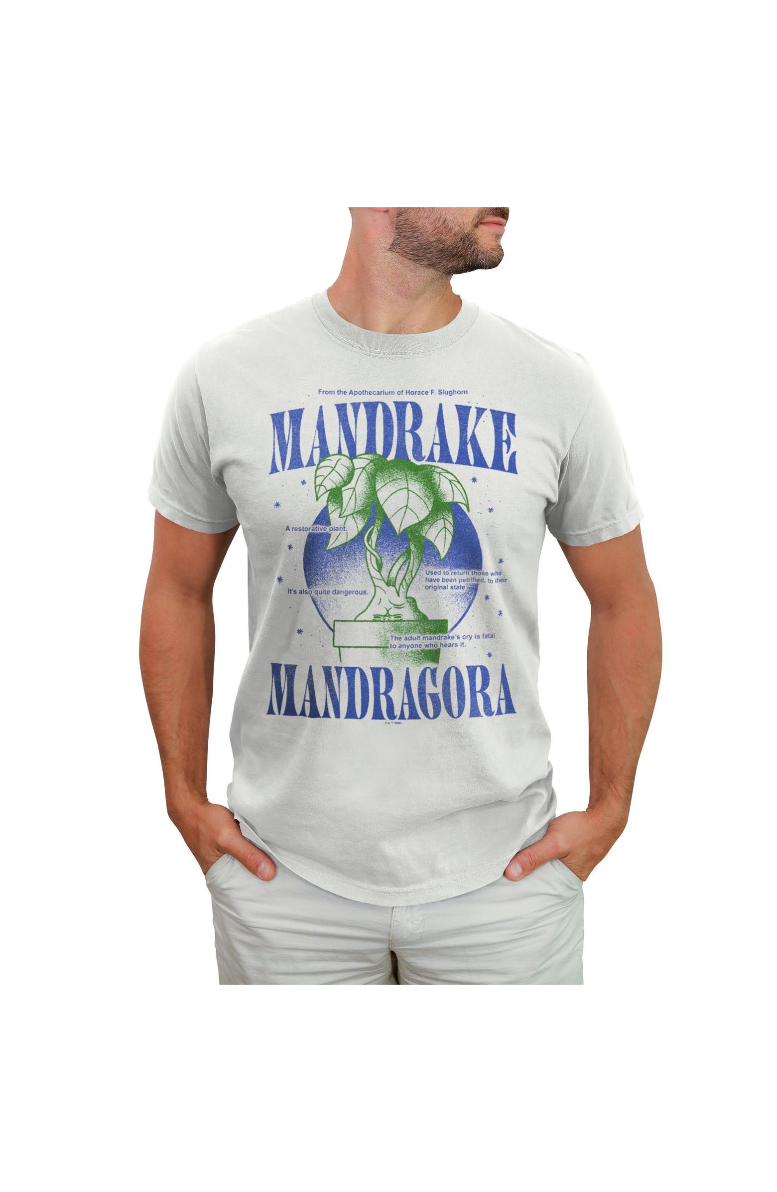 HARRY POTTER Men s Harry Potter Mandrake Mandragora Graphic T Shirt harry-potter-men-s-harry-potter-mandrake-mandragora-graphic-t-shirt