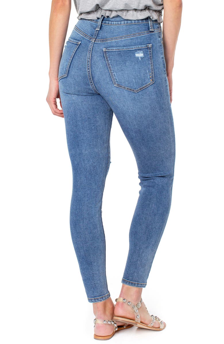 Rachel Roy High Rise 27 Ankle Skinny Jeans, Alternate, color,