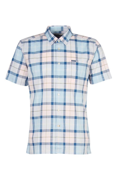 Barbour Gordon Plaid Short Sleeve Button-up Shirt