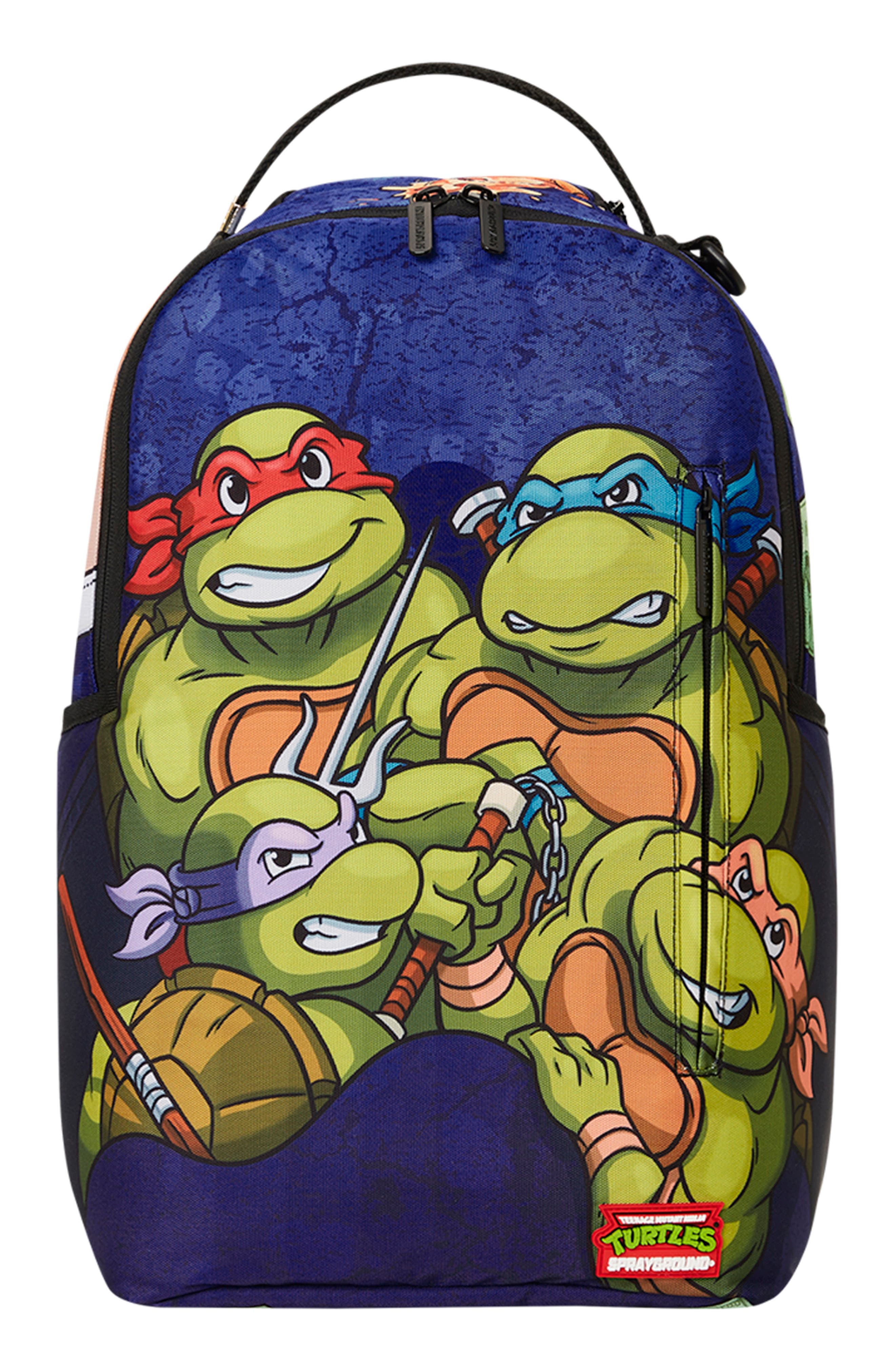 Sprayground Kids' Teenage Mutant Ninga Turtles Sewer Cap Backpack, Main, color, 