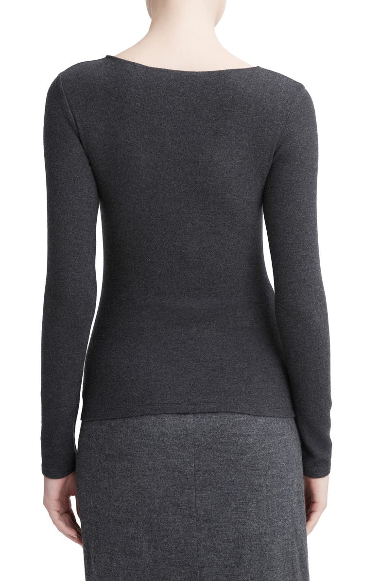 Vince Long Sleeve Scoop Neck Knit Top, Alternate, color,