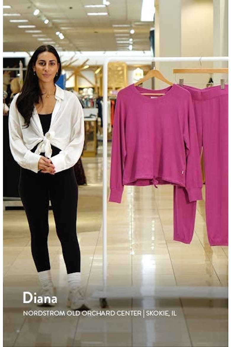 Gable Brushed Drawstring Pullover & Joggers Lounge Set video