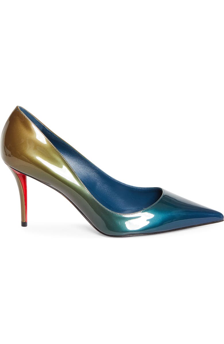 Christian Louboutin Miss Z Pointed Toe Pump, Alternate, color, Last Night/ Bronzo