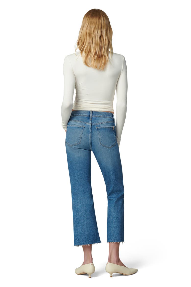 The Callie Raw Hem Crop Bootcut Jeans, Alternate, color, CARPE DIEM