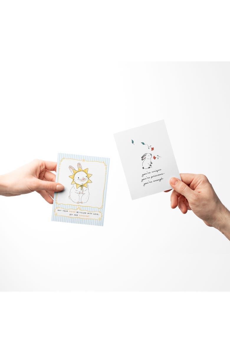 Ramus & Co Easter/Spring Assorted Greeting Card Pack (3ct) "Sunny Bunny, Bunny Wind, Easter Bunnies", Alternate, color, Multi-Pack