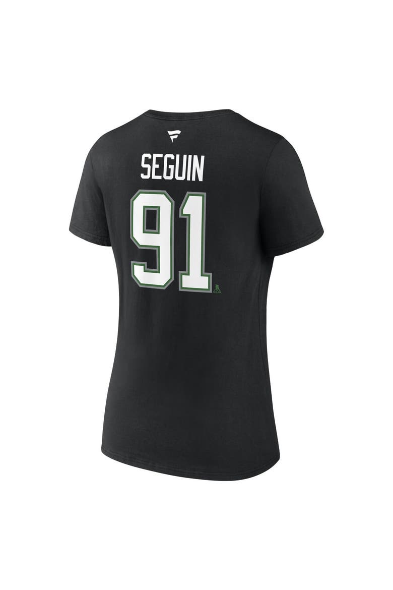 Women's Fanatics Branded Tyler Seguin Black Dallas Stars Special Edition 2.0 Name & Number V-Neck T-Shirt, Alternate, color, Black