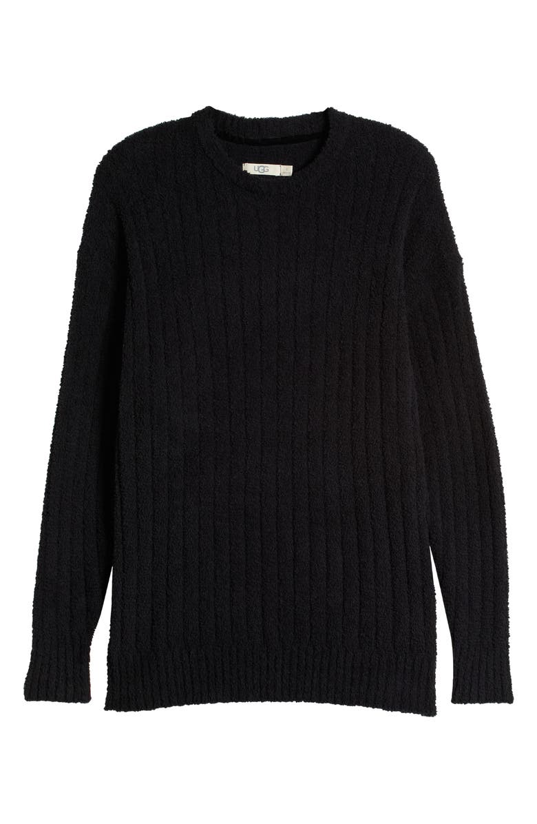 UGG<sup>®</sup> Riz Rib Sweater, Alternate, color, Black