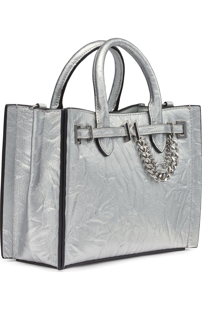 KARL LAGERFELD PARIS Cerise Crossbody, Main, color, Pearl /Silver