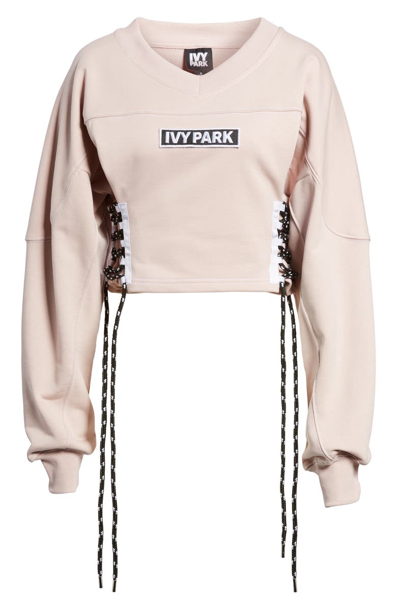IVY PARK<sup>®</sup> Football Lace-Up Sweatshirt, Alternate, color,