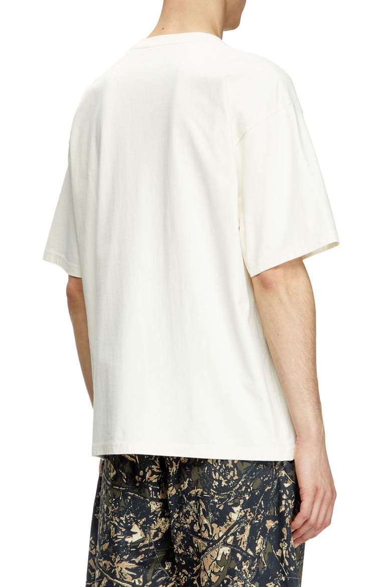T-Boxt-N14 Flocked Logo T-Shirt, Alternate, color, IVORY