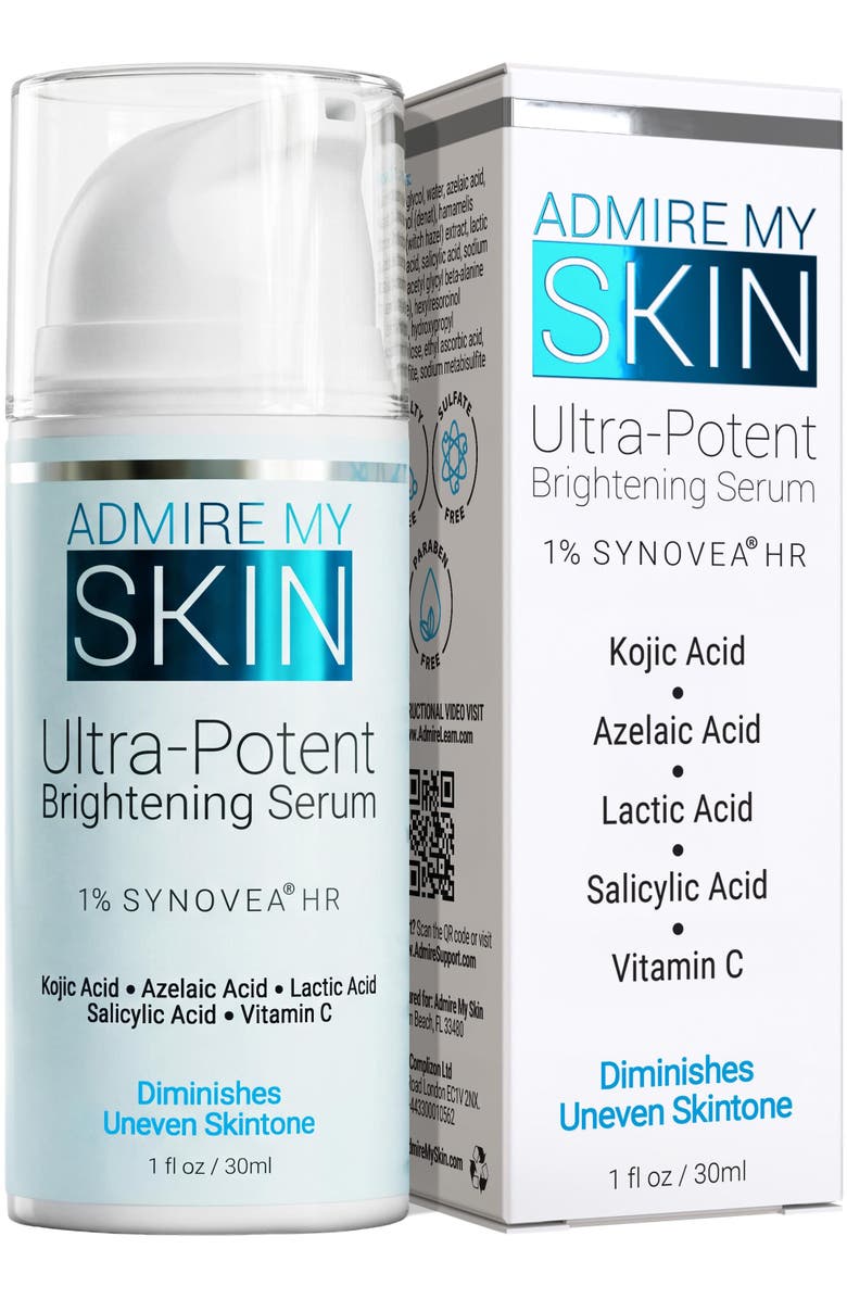 Admire My Skin Ultra Potent Brightening Serum Dark Spot Corrector, Main, color, Clear