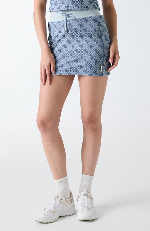 4G Logo Jacquard Miniskirt
