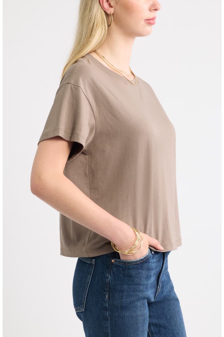 Favorite T-Shirt, Alternate, color, BROWN WALNUT