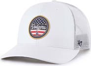 '47 Men's '47 White Los Angeles Dodgers Homage Adjustable Trucker Hat
