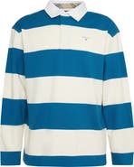 Barbour Broome Stripe Cotton Rugby Shirt