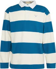 Barbour Broome Stripe Cotton Rugby Shirt