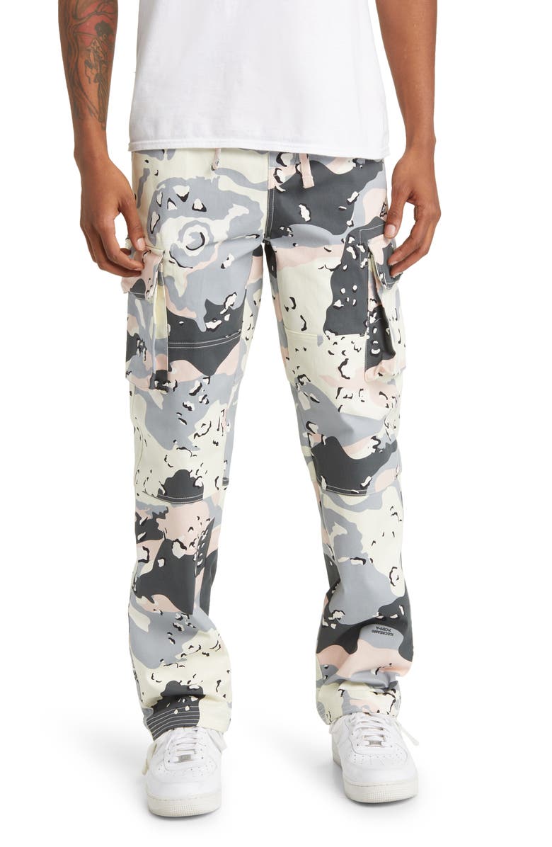 ICECREAM Dessert Camo Cargo Pants, Main, color,