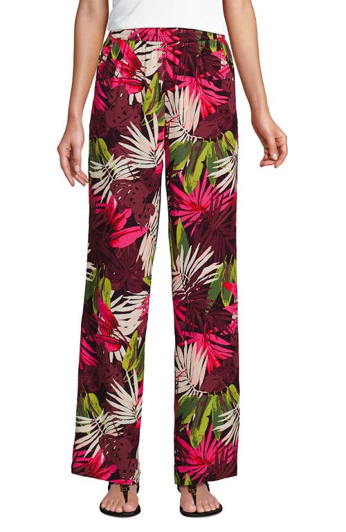 Lands' End Rayon High Rise Wide Leg Pants