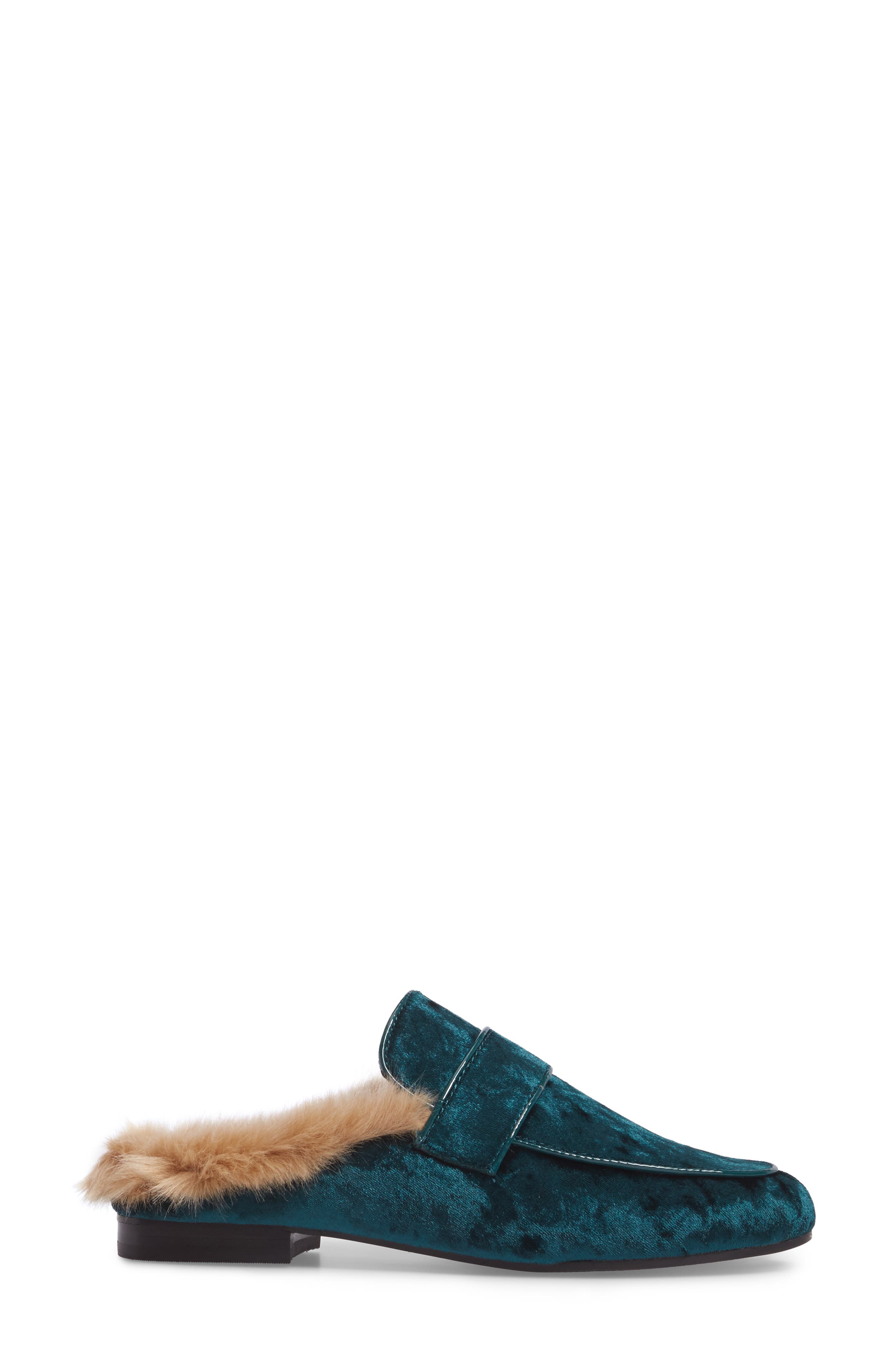 Kaden Mule, Alternate, color, GREEN FABRIC