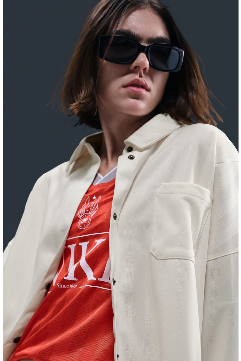 Sportswear Stripe Shirt, Alternate, color, PALE IVORY/ SAIL