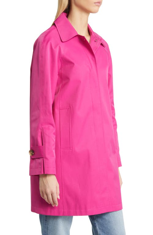 SAM EDELMAN SAM EDELMAN MAC WATER REPELLENT COTTON BLEND RAINCOAT 