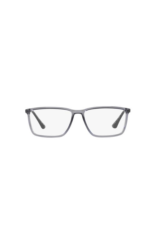 Lenscrafters 58mm Rectangle Optical Glasses In Black