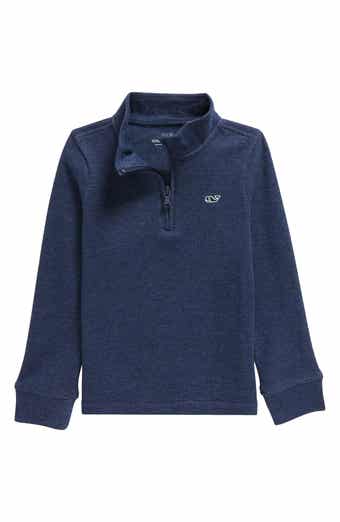 Kids' Saltwater Stripe Quarter Zip Sweatshirt