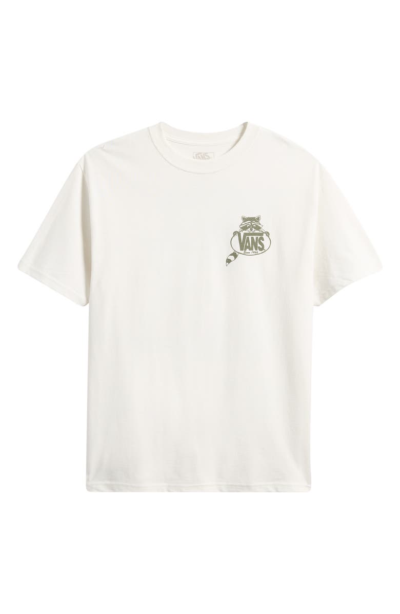Vans Stay Trashy Cotton Graphic T-Shirt, Main, color, Marshmallow