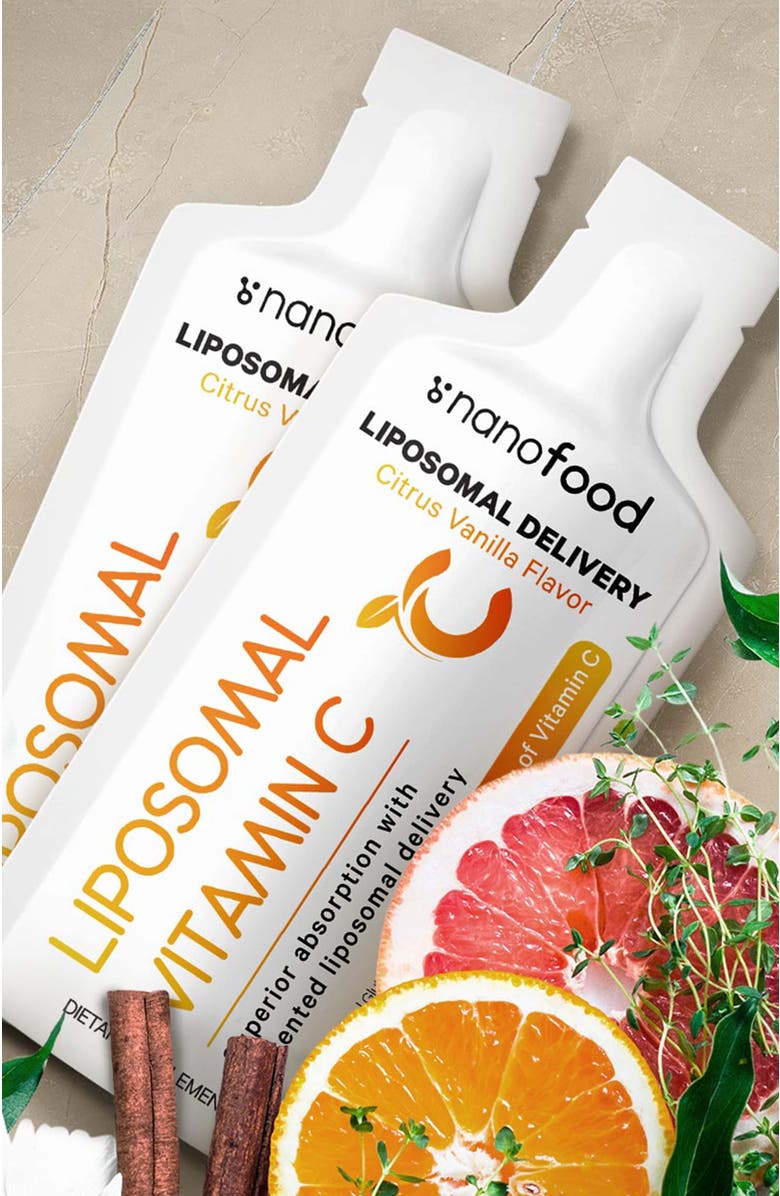 Codeage Nanofood Liposomal Vitamin C + E Liquid Supplement, Alternate, color, 