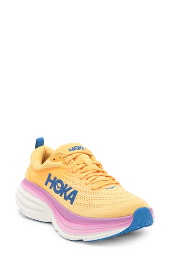 Hoka Bondi 8 Running Shoe In Yellow