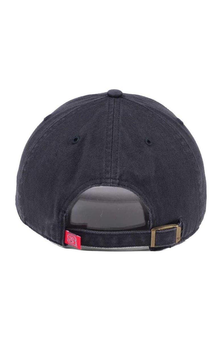 '47 N.C. State Wolfpack '47 Clean Up Adjustable Hat - Charcoal, Alternate, color,