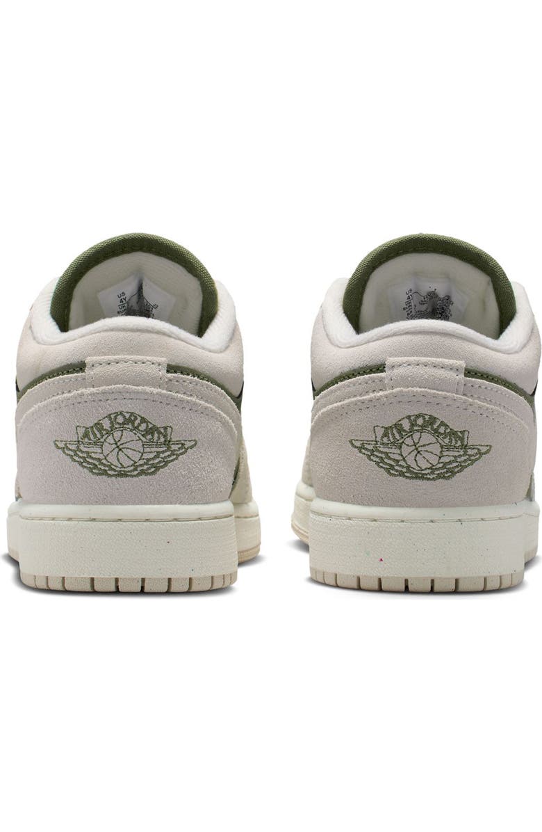 Nike Air Jordan 1 Low Sneaker, Alternate, color, 201 Mdoliv/Ltowbr