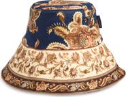 Zimmermann Paisley Reversible Linen Bucket Hat