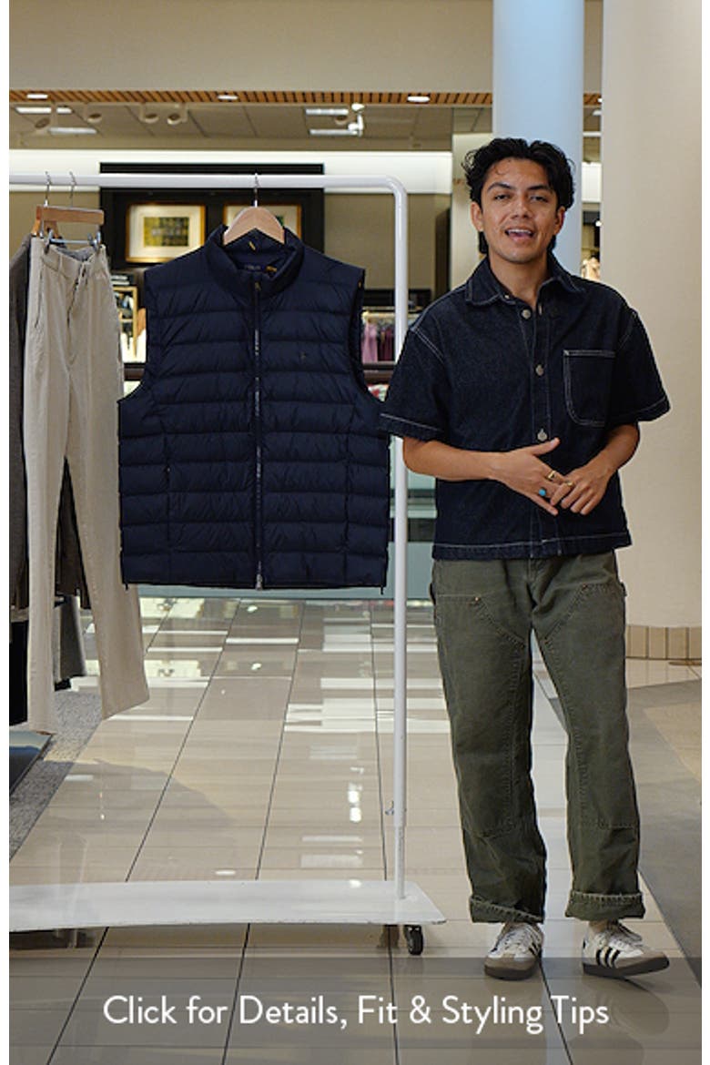 The Colden Water Repellent Packable Down Vest video
