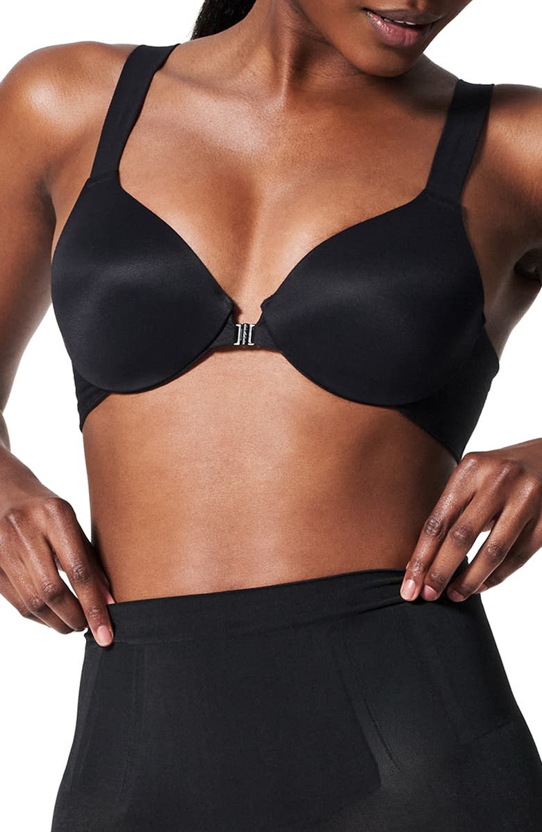 SPANX<sup>®</sup> SPANXsmooth<sup>™</sup> Bra-llelujah!<sup>®</sup> Underwire Lightly Lined Full Coverage Bra, Alternate, color, Very Black