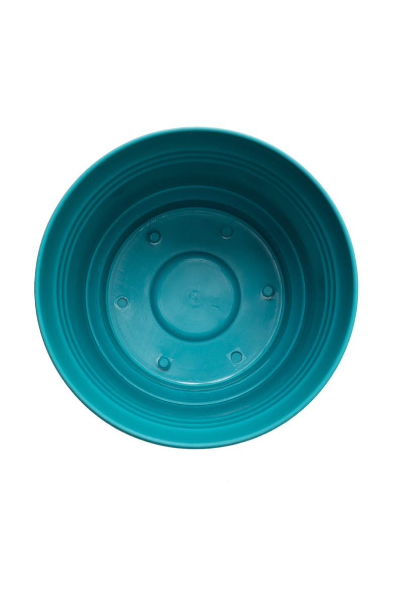 10 Inch Saturn Round Planter With Saucer Tray, Alternate, color, Blue