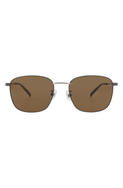 56mm Square Sunglasses