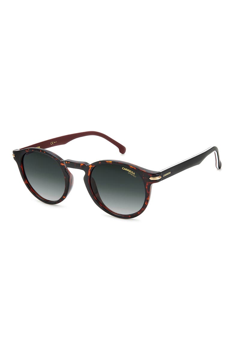 50mm Round Sunglasses, Alternate, color, HAVANA
