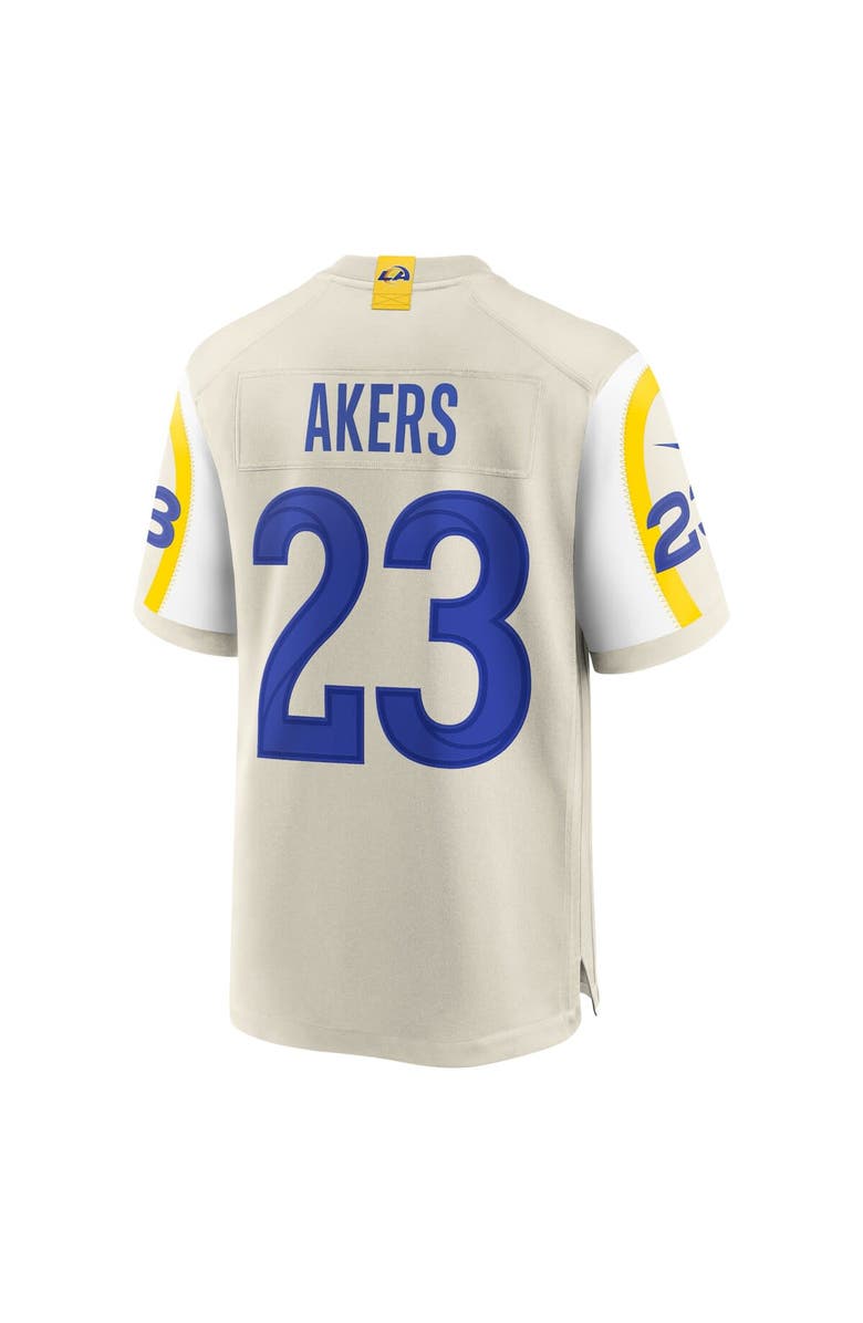 Nike Men's Nike Cam Akers Bone Los Angeles Rams Game Jersey, Alternate, color,