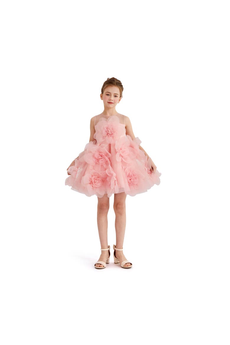Floral Blooming Flowers Dress, Alternate, color, Pink