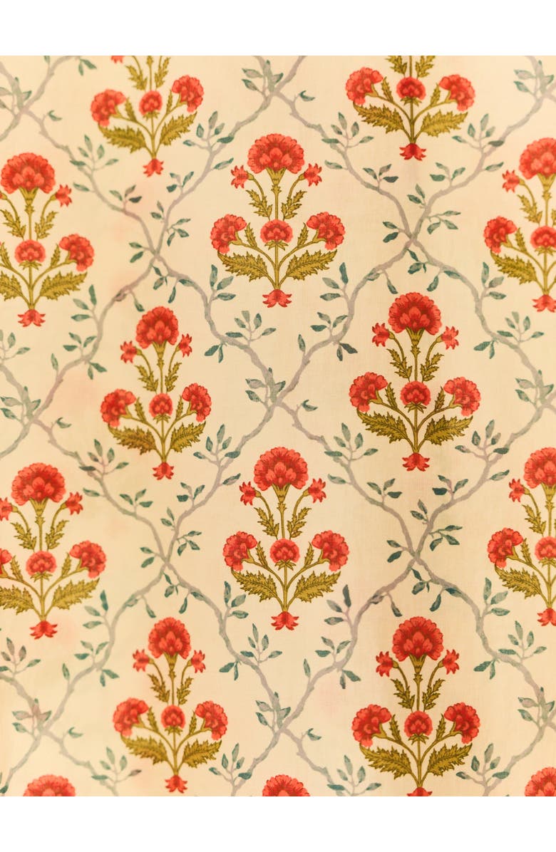 Eddy Hannah House Dress, Alternate, color, Red Floral Tiles