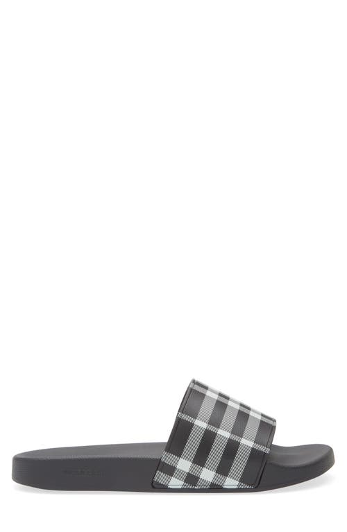 Burberry Furley Check Slide Sandal In Calico Check