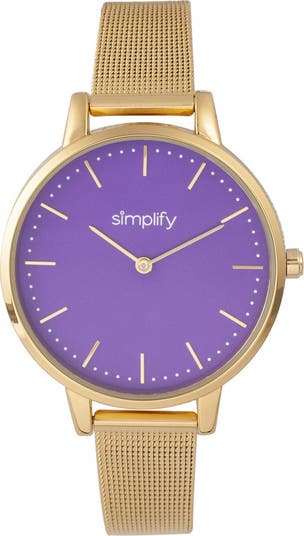 SIMPLIFY The 5800 Mesh Bracelet Watch | Nordstrom display picture 1