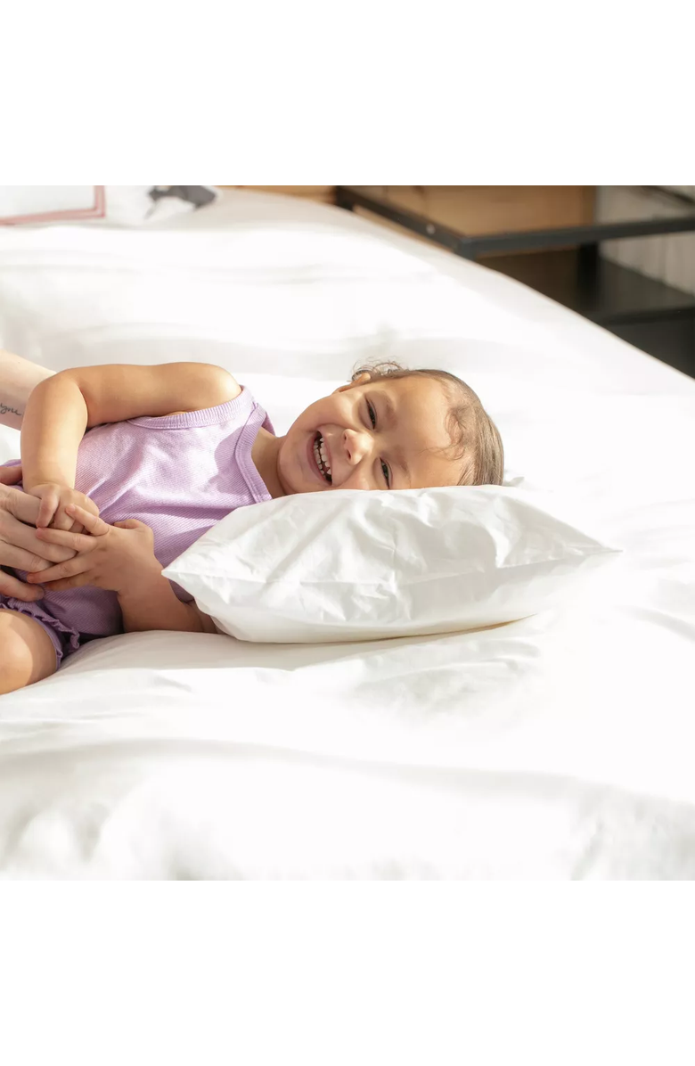 Sperric Cozy Toddler Pillow with Pillowcase Set, Alternate, color, White